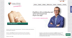 Desktop Screenshot of noaclinic.pl